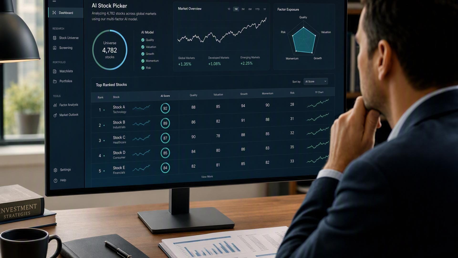AI stock picker tools for finding and ranking stocks